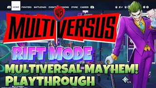 MultiVersus Rift Mode - MULTIVERSAL MAYHEM (Chaos) Full Playthrough 🃏