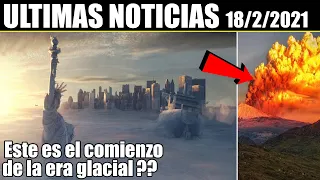 Ultimas Noticias, ERA GLACIAL INMINENTE, VOLCÁN ETNA ACTIVO, DESLAVE EN ECUADOR y más noticias