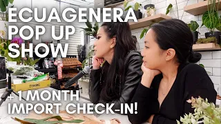 *LONG VIDEO!* Ecuagenera pop up show @ Vandula Farms + 1 month check in on my imports
