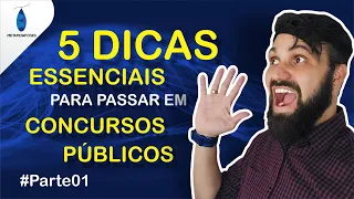 5 DICAS ESSENCIAIS PARA PASSAR EM CONCURSOS | Prof. Raul Rodrigues - Metamorfoses