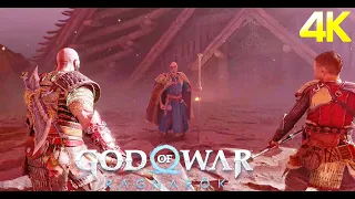 ODIN VS KRATOS The Final Fight - GOD OF WAR RAGNAROK 4K (#GodofWarRagnarok Odin Boss Fight 4K)