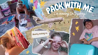 Pack with me, I'm emigrating to Australia!! *moving abroad is hard*