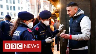 Austria back in full Covid lockdown despite protests as cases surge - BBC News