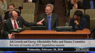 House Job Growth and Energy Affordability Policy and Finance Committee  2/28/18