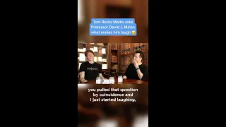 @TomRocksMaths  asks Professor David J. Malan what makes him laugh 🤭