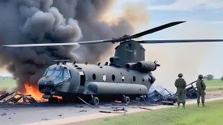 44 US CH-47 Chinook helicopters carrying 1900 troops were downed by Russian anti aircraft missiles