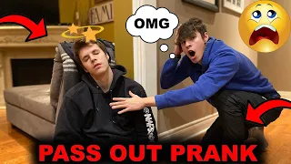 HITTING MY HEAD THEN PASSING OUT PRANK ON TWIN BROTHER HE CRIED