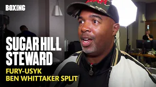 Tyson Fury Trainer Sugar Hill Steward On Usyk Fight, Ben Whittaker & Okolie Split