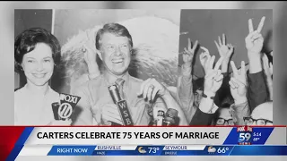 Carters to celebrate 75th wedding anniversary