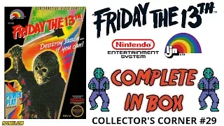 Friday the 13th NES Game Complete In Box - Collector's Corner