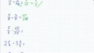 Mnożenie ułamków zwykłych - Matematyka Szkoła Podstawowa i Gimnazjum