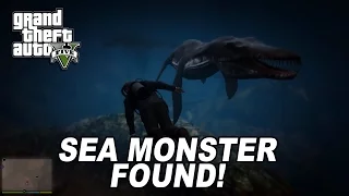 GTA 5 SEA MONSTER ALIVE ATTACK! Caught On Camera (With Location)