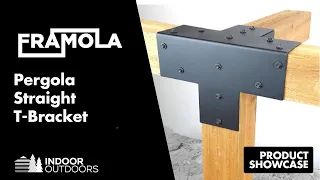 Framola Pergola Straight T Bracket- product Showcase.
