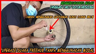 CARA UPGRADE SUARA JANGKRIK FREEHUB DENGAN GANTUNGAN KUNCI