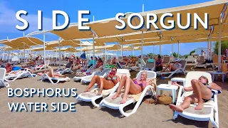 SIDE BOSPHORUS SORGUN & WATER SIDE HOTELS BEACH WALKING . TURKEY #side #turkey #sorgun #titreyengol