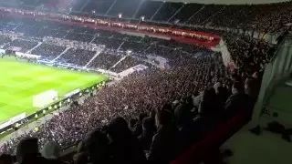 Lyon-psg 2-1   28/02/16  chant "Supporters Lyonnais"