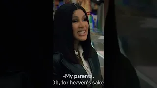 David Letterman asking cardi about her driving skills😅//#cardib#bardigang#shorts#❤❤❤❤