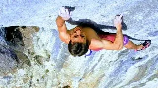1st two 8b free solo in the climbing history in 1991.