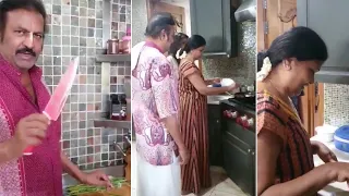 Manchu Mohan Babu Cooking Food Along With His Wife | Super Fun | Manastars
