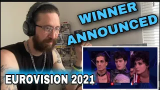 METALHEAD REACTS - 2021 EUROVISION WINNER ANNOUNCEMENT 🔥🔥🔥