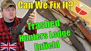 Hunters Lodge GARBAGE No.4 Enfield | Even Worth Restoring? | Milsurp Repair - Assessing The Damage