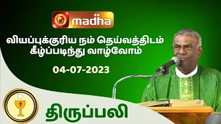 🔴 LIVE  04 JULY 2023 Holy Mass in Tamil 06:00 PM (Evening Mass) | Madha TV