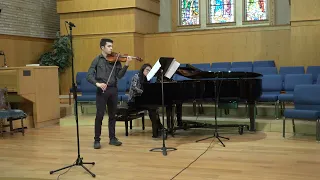 Malacai Hiebert playing Ysaye, Beethoven Kreutzer Sonata, and Glazunov Violin Concerto