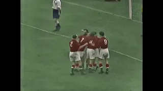 Puskás Ferenc gólja Anglia ellen színesben
