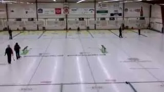 Curling 360 Degree Spin with Triple Takeout