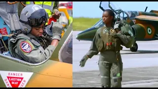 Meet Nigeria's First Female Fighter Pilot: F/O Kafayat Sanni