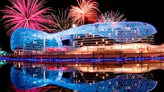 2016 Burj Khalifa Happy new year United Arab Emirates, Dubai Midnight Fireworks Full version HD