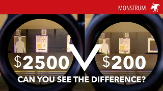 Monstrum Panzer vs Vortex Razor: How does a $200 scope compare to a $2500?