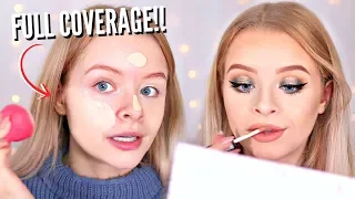 FULL FACE USING NEW MAKEUP!! | sophdoesnails