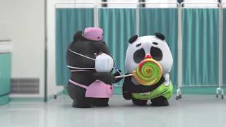 【Bamboo Panda ❤️】Got vaccinated | Chinese Short Animation | Cute and Happiness | 熊猫班卜 #panda #shorts