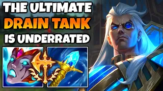 Swain is way too underrated. His Drain Tank playstyle is nuts and so strong.