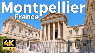 Montpellier, France Walking Tour (4k Ultra HD 60fps) – With Captions