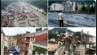 Footage of the flash flood in Bozkurt Turkey