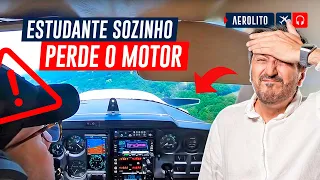 React: Aluno Solo Perde o Motor em Voo | EP. 836