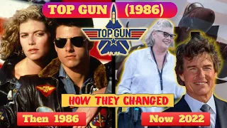 ✈️ TOP GUN (1986) ★ Cast Then and Now 2022 👨‍🚀  Top Gun 2022 [How they changed]