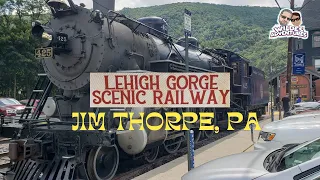 Lehigh Gorge Scenic Railway - Train Ride and Brief Tour of Jim Thorpe, PA 2021