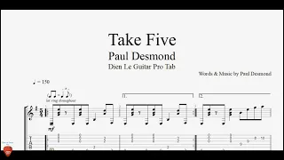 Take Five (ver.2)- Guitar Tutorial + TAB