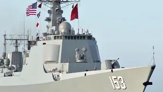 Chinese Navy Guided Missile Destroyer Xi'an Arrives At Pearl Harbor For RIMPAC 2016