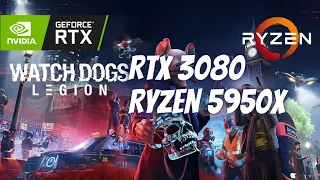 Watch Dogs Legion Benchmark with RTX 3080 and Ryzen 9 5950X | X570 Motherboard in 2023