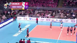 Creamline-Choco Mucho set 3 finish | 2023 PVL All-Filipino Conference