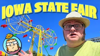 The Rare and Elusive Double Ferris Wheel at the Iowa State Fair!  Plus Ye Old Mill Dark Ride!