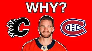 WHY IS HUBERDEAU STAYING IN CALGARY? NHL News Calgary Flames Contract Extension  Montreal Canadiens