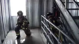 Hose Movement: Ascending Stairs with Loop Up the Wall Technique
