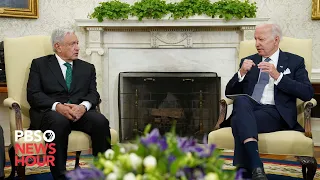 WATCH: Mexico’s president meets with Biden on border policy