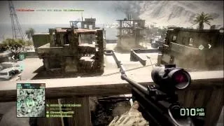 BFBC2 Online Gameplay Arica Harbour [Conquest]