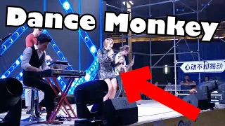 "Dance Monkey" - Live Performance by Corrinne Mann & Angelo Music